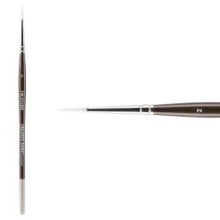 Creative Mark Fine Tip Liner Paint Brush Ultra Fine Detail Soft Hair Paint Brush For Watercolor, Gouache, Inks, Acrylic, Oils, Technical Artists, And