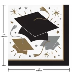 Creative Converting Glowing Graduate Paper Napkins 48ct -Creative GUEST 7d55e511 7f06 4d96 90f5 e9af413163ab