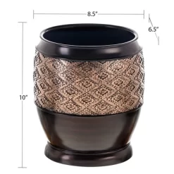 Creative Scents Dublin Waste Basket - Brown -Creative GUEST 7ef3341b 6720 4aa0 9adf d231cd3ccf76