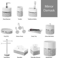 Creative Scents Mirror Damask White Tumbler 5 Creative Scents Mirror Damask White Tumbler -Creative GUEST 7f0017fd 66b4 4072 9b7b 0352fe1acdc6