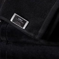 Creative Scents Set Of 4 Black Fingertip Terry Towels -Creative GUEST 83aaa581 330e 482c 9ee1 8faa40b79aaf