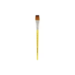 Creative Inspirations Dura-Handle Flat Short Handle Paint Brush - Solid Resin Handle, Synthetic Taklon Paint Brushes, Flat Brush For Oils, Acrylics, -Creative GUEST 83eabb4f fc4c 4c93 9167 39e5d1fc9df9