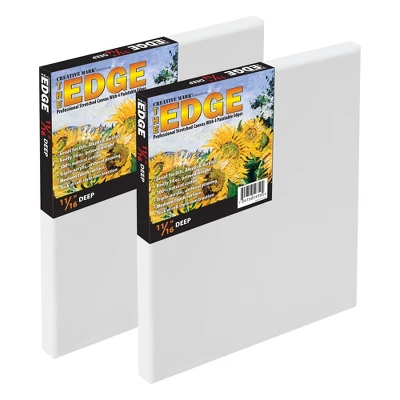Creative Mark The Edge Deluxe Cotton Stretched Canvas For Painting, 2-Pack, 14oz. Primed Weight, Universal Archival Priming, Medium Tooth, Frameless 7 Creative Mark The Edge Deluxe Cotton Stretched Canvas For Painting, 2-Pack, 14oz. Primed Weight, Universal Archival Priming, Medium Tooth, Frameless - Image 7
