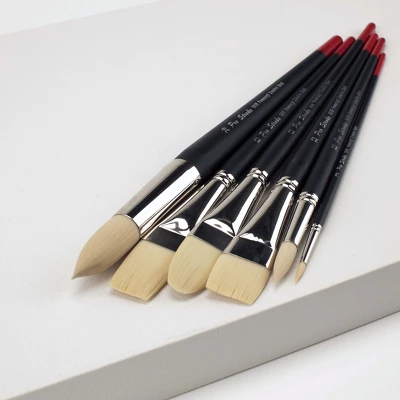 Creative Mark Powercryl Ultimate Acrylic Paint Brushes - Bright Assorted Sets Of 3, Artist Paint Brushes, 3 Diameters Of Synthetic Hair Filament, Fine 6 Creative Mark Powercryl Ultimate Acrylic Paint Brushes - Bright Assorted Sets Of 3, Artist Paint Brushes, 3 Diameters Of Synthetic Hair Filament, Fine - Image 6