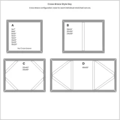 Mimik Recycled Stretched Canvas - Box Of 3 - Made From Recycled PET Plastic Bottles - Durable Archival Weave - Triple Acrylic Primed Painting -Creative GUEST 864548f9 704a 4908 b4c8 c58439f5e412