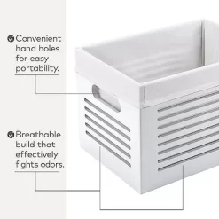 Creative Scents Wooden White Storage Bin 2 Pack Extra Small -Creative GUEST 88f11e0b c219 4690 b6b1 66ecb4b01b53