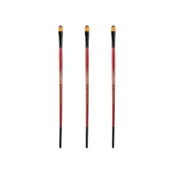 Creative Mark Ebony Splendor Short-Handled Synthetic Sable Paint Brush, Filberts, Pack Of 3, Teijin Multi-Filament Hair, Handcrafted Synthetic Paint -Creative GUEST 89e5e72b 0141 4c15 9261 1b8800c5a558