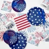 Creative Converting 3ct Patriotic Pattern Disposable Plastic Tablecloths