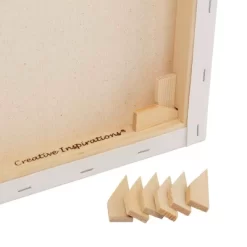 Creative Inspirations Stretched Canvas For Painting- 1-1/2" Deep, 4-Pack, 11oz Sealed & Double-Primed Cotton Canvases, Pine Stretcher Frame, Archival -Creative GUEST 918f0576 bbfd 452b 902f 82c2cfe5e477