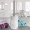 Creative Scents Vintage White Toilet Brush With Holder