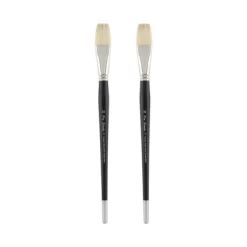 Creative Mark Pro Stroke Premium White Chungking Hog Bristle Artist Paint Brush - Flat - Natural Bristle Brush W/ Great Control Suitable For Oils, -Creative GUEST 9d594e2b 9477 40e8 bb5e b26407bf7e63