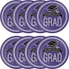 Creative Converting 54ct Graduation School Spirt Paper Plates Purple