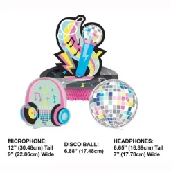 Creative Converting Birthday Beats Disco Party Tableware And Decor Set 27ct -Creative GUEST 9f504d41 8a8b 4cd5 b755 0b6f0156ee33