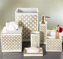 Creative Scents Diamond Lattice Gold And White Toothbrush Holder 7 Creative Scents Diamond Lattice Gold And White Toothbrush Holder -Creative GUEST a601971a 8b6c 492f 94d8 3dbac334d5fb