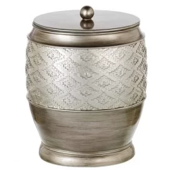 Creative Scents Silver Dublin Waste Basket -Creative GUEST a6ef7050 40a0 4e78 8679 36310c97a7d3