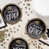 Creative Converting 7" Glowing Graduate Dessert Paper Plates 24ct