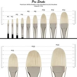 Creative Mark Pro Stroke Premium White Chungking Hog Bristle Artist Paint Brush - Filberts Set Of 5 - Natural Bristle Brush W/ Soft Touch Handle For 10 Creative Mark Pro Stroke Premium White Chungking Hog Bristle Artist Paint Brush - Filberts Set Of 5 - Natural Bristle Brush W/ Soft Touch Handle For -Creative GUEST ac5a3ea5 4bce 4f57 9e41 92dacf2c5e64