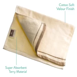 Creative Scents Ivory Fingertip Monogrammed Towels Brown Embroidered -Creative GUEST aff22aa2 0147 4292 b1d7 ba71cc6a685d 1