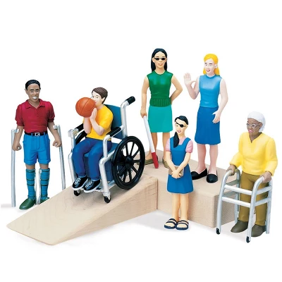 Creative Minds Friends With Diverse Abilities 5" Figures - Set Of 6 1 Creative Minds Friends With Diverse Abilities 5" Figures - Set Of 6