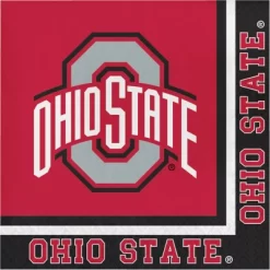 Creative Converting Ohio State 9" Paper Party Plate And Napkins Kit 16ct -Creative GUEST b4310e06 1f10 4bec 8c9e c6bc5daba87e