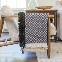 Creative Products Checkered 46 X 67 Throw Blanket