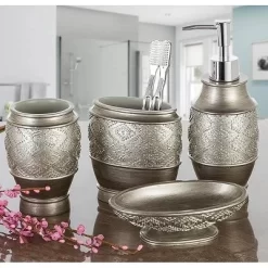 Creative Scents Dublin Bathroom Accessory Set - 6 Piece -Creative GUEST bbc1e24c 62d8 4da6 b0bf 0fff65748459