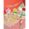 Creative Converting Flower Power Deluxe Birthday Party Tableware And Decorations Kit 27ct