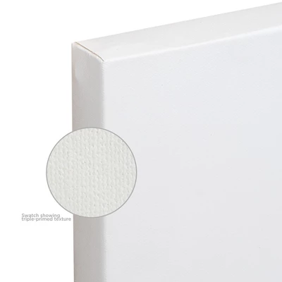 Creative Mark The Edge Deluxe Cotton Stretched Canvas For Painting, 2-Pack, 14oz. Primed Weight, Universal Archival Priming, Medium Tooth, Frameless 2 Creative Mark The Edge Deluxe Cotton Stretched Canvas For Painting, 2-Pack, 14oz. Primed Weight, Universal Archival Priming, Medium Tooth, Frameless - Image 2