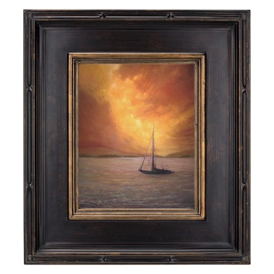 Creative Mark Museum Collection Plein Aire Antique Black W/ Gold Liner Frame 3.5" Wide 6 Creative Mark Museum Collection Plein Aire Antique Black W/ Gold Liner Frame 3.5" Wide - Image 6