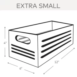 Creative Scents Wooden Tan Storage Bins - Extra Small -Creative GUEST c7c6aa9c f35a 4b33 af9d 28621c54e272