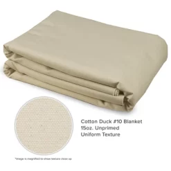 Creative Mark Unprimed Cotton Duck Deluxe Canvas Roll - 12 Ounce #12 Double Filled Roll - 54" X 30 Yards - Very Uniform Canvas Texture - Bulk -Creative GUEST cb398262 c02e 46c9 acbf 05a183fe22ea 5