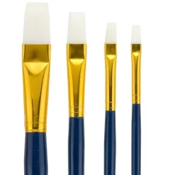 Fundamentals Long Handled Brush Set - Economical Paint Brush Set No. 22 For Beginning Artists - Multi-Purpose Taklon Flat Brushes In #2, 6, 8, 7 12 - 8 Fundamentals Long Handled Brush Set - Economical Paint Brush Set No. 22 For Beginning Artists - Multi-Purpose Taklon Flat Brushes In #2, 6, 8, 7 12 - -Creative GUEST cc33596b b662 4136 8fcb 2ef2019447ee