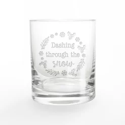 Creative Products Dashing Through The Snow 11 Oz. Whiskey Glass