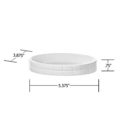 Creative Scents Polar White 3 Pcs Bathroom Set - Features: Soap Dispenser, Toothbrush Holder, And Soap Dish 10 Creative Scents Polar White 3 Pcs Bathroom Set - Features: Soap Dispenser, Toothbrush Holder, And Soap Dish -Creative GUEST ce24bd1d 99e9 48ea bd4b ae698d44bac8