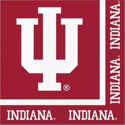 Creative Converting Indiana University Paper Party Luncheon Napkin Kit 60ct 2 Creative Converting Indiana University Paper Party Luncheon Napkin Kit 60ct - Image 2