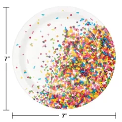 Creative Converting Confetti Sprinkles Birthday Party Supplies Kit 57ct -Creative GUEST d020c6c3 51d6 4667 9f5e 4e8056214ae1