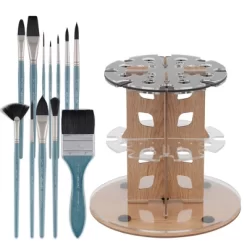 Mezzo Rotating Paint Brush Storage Rack With Mimik Squirrel Professional Watercolor Brushes Set Of 12 High Color Load Synthetic Squirrel Brush Set 11 Mezzo Rotating Paint Brush Storage Rack With Mimik Squirrel Professional Watercolor Brushes Set Of 12 High Color Load Synthetic Squirrel Brush Set -Creative GUEST d0a0e9e6 3c35 48f9 b8a3 346ec3c9bb57