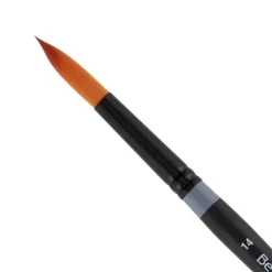 Creative Mark Beste Golden Taklon Nadel Round, #14 Artist Paint Brush, Professional Watercolor Brushes, For Acrylic Painting, Short Handle, Sharp -Creative GUEST d126dae6 7768 4300 9034 3bd9fc38c6cf