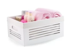 Creative Scents Wooden White Storage Bins -Creative GUEST d138e398 a447 4277 b9d8 6f3c7495aeda