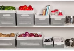 Creative Scents Wooden Gray Storage Bins - Small -Creative GUEST d257abe8 d706 4660 81eb 5fac70f137b3