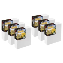 The Edge All Media Professional Triple-Primed Cotton Canvas 2.5" Deep, 6 Pack Of Pre-Stretched Canvases For Painting With Paintable Edges -Creative GUEST d2d4ccd3 d386 4360 a30c f9f120c679e5