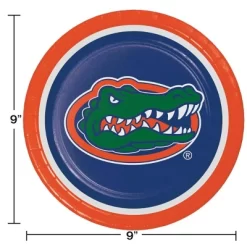 Creative Converting University Of Florida Paper Party Dinner Plates Kit 24ct