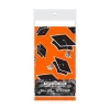 Creative Converting 3ct Graduation School Spirit Tablecloth Orange