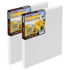 Creative Mark The Edge Deluxe Cotton Stretched Canvas For Painting, 2-Pack, 14oz. Primed Weight, Universal Archival Priming, Medium Tooth, Frameless 15 Creative Mark The Edge Deluxe Cotton Stretched Canvas For Painting, 2-Pack, 14oz. Primed Weight, Universal Archival Priming, Medium Tooth, Frameless -Creative GUEST dbbbe833 1f61 41d3 96db da4a27fcecfe