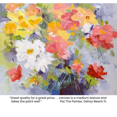 Paramount All Media Double-Primed White Canvas Roll 30 Yard - Unbleached 100% Cotton, Acid-Free Acrylic Primer, 11 Oz Primed Weight, Medium-Tooth 5 Paramount All Media Double-Primed White Canvas Roll 30 Yard - Unbleached 100% Cotton, Acid-Free Acrylic Primer, 11 Oz Primed Weight, Medium-Tooth - Image 5