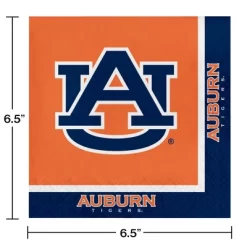 Creative Converting Auburn University Luncheon Paper Party Napkins Kit 60ct