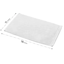 Creative Scents Set Of 2 White Fingertip Monogrammed Towels, Black Embroidered 24 Creative Scents Set Of 2 White Fingertip Monogrammed Towels, Black Embroidered -Creative GUEST e2c45376 6432 4062 9a37 0fa667375719