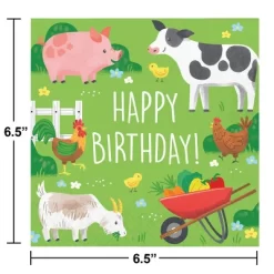 Creative Converting Farm Animals Birthday Party Supplies Kit 57ct -Creative GUEST e2dd60cc eb61 42fc bd8c 06fc26a97f80
