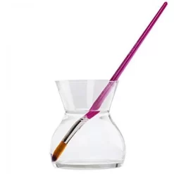 Creative Inspirations Dura-Handle Round Long Handle Paint Brush Sets Of 2 - Solid Resin Handle, Synthetic Taklon Paint Brushes, Flat Brush For Oils, -Creative GUEST e6cb24df 023e 4160 b5b1 285cad5f483a