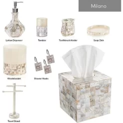 Creative Scents Decorative Mother Of Pearl Bathroom Accessories Set -Creative GUEST e96b9121 458c 4248 9daa 00e25e2e36d4